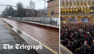 Storm Gerrit: Rail passengers left stranded across the UK as severe weather sees services halt