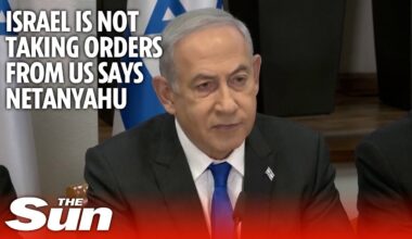 Netanyahu says Israel is not taking orders from the US