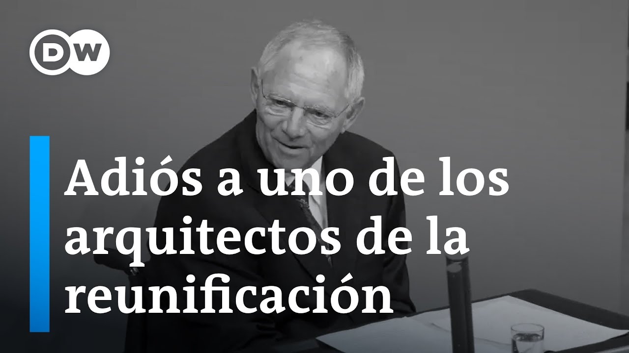 Muere Wolfgang Schäuble, figura central de la política alemana