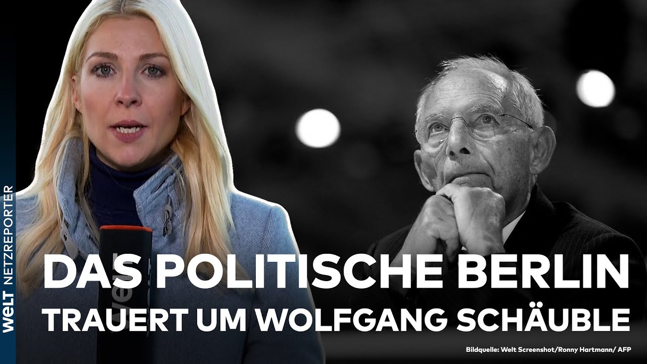 ÜBERRASCHENDER TOD: Wolfgang Schäuble gestorben - CDU-Grande friedlich eingeschlafen | WELT News