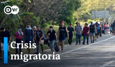 López Obrador recibe a una delegación de EE. UU. mientras 6.000 migrantes avanzan hacia el norte