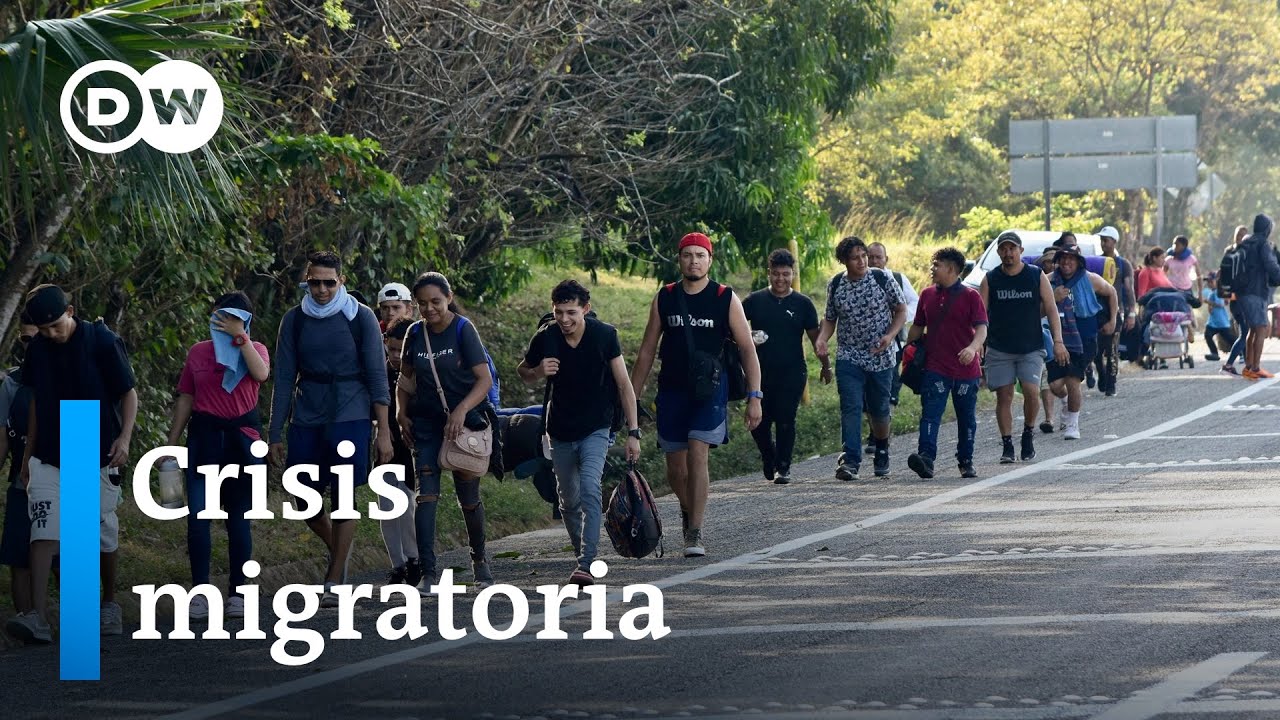 López Obrador recibe a una delegación de EE. UU. mientras 6.000 migrantes avanzan hacia el norte