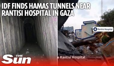 IDF finds Hamas tunnels near Rantisi Hospital in gaza