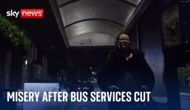 Woman takes 90-minute bus journey to work as local services slashed