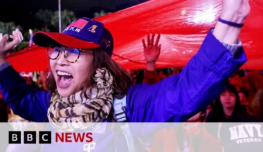 China puts pressure on Taiwan ahead of election | BBC News