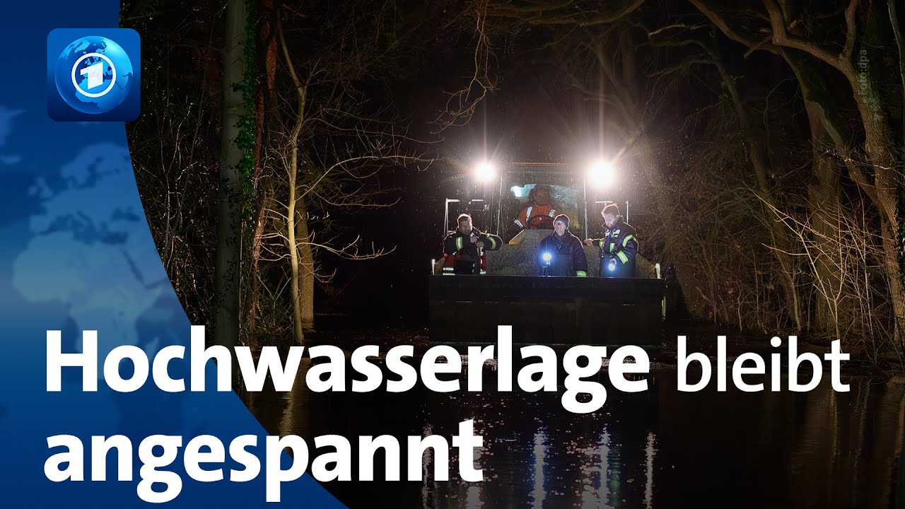 Hochwasserlage in Teilen Deutschlands weiterhin angespannt