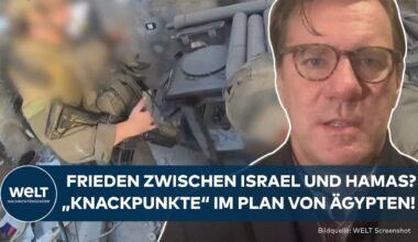 KRIEG IN GAZA: Ägypten bringt Plan für Frieden in Nahost! Es gibt aber Haken für Israel