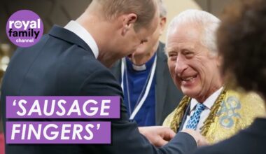 King Charles Jokes with Prince William about 'Sausage Fingers' in Coronation Film