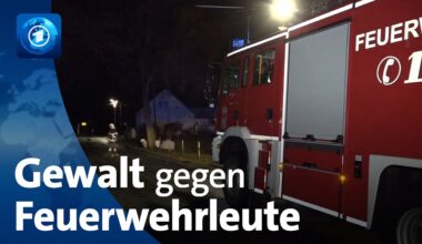 Umfrage unter Ehrenamtlichen: Hälfte der Feuerwehrleute beklagt Angriffe