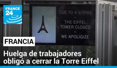 Huelga en la Torre Eiffel obligó a cerrar el monumento en el centenario de la muerte de su creador