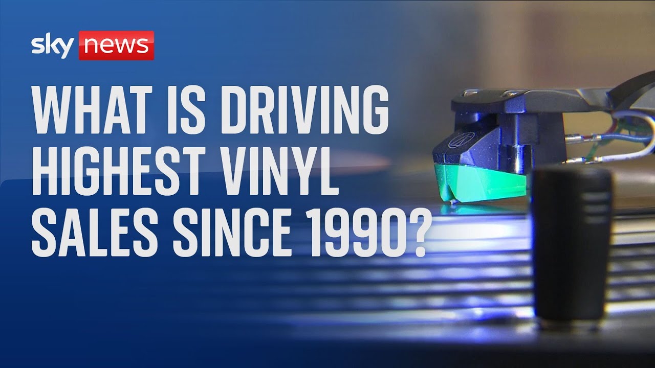 What is driving the highest UK vinyl sales since 1990?