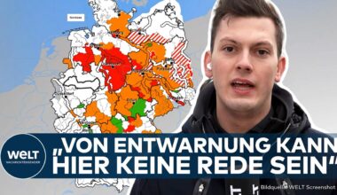 HOCHWASSER IN DEUTSCHLAND: "Pegelhöchststände noch nicht erreicht" - Wo es im Land gefährlich wird