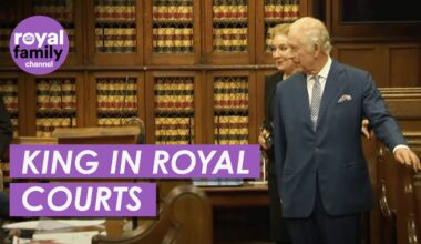 'Thank You all!' King Charles Visits Royal Courts of Justice