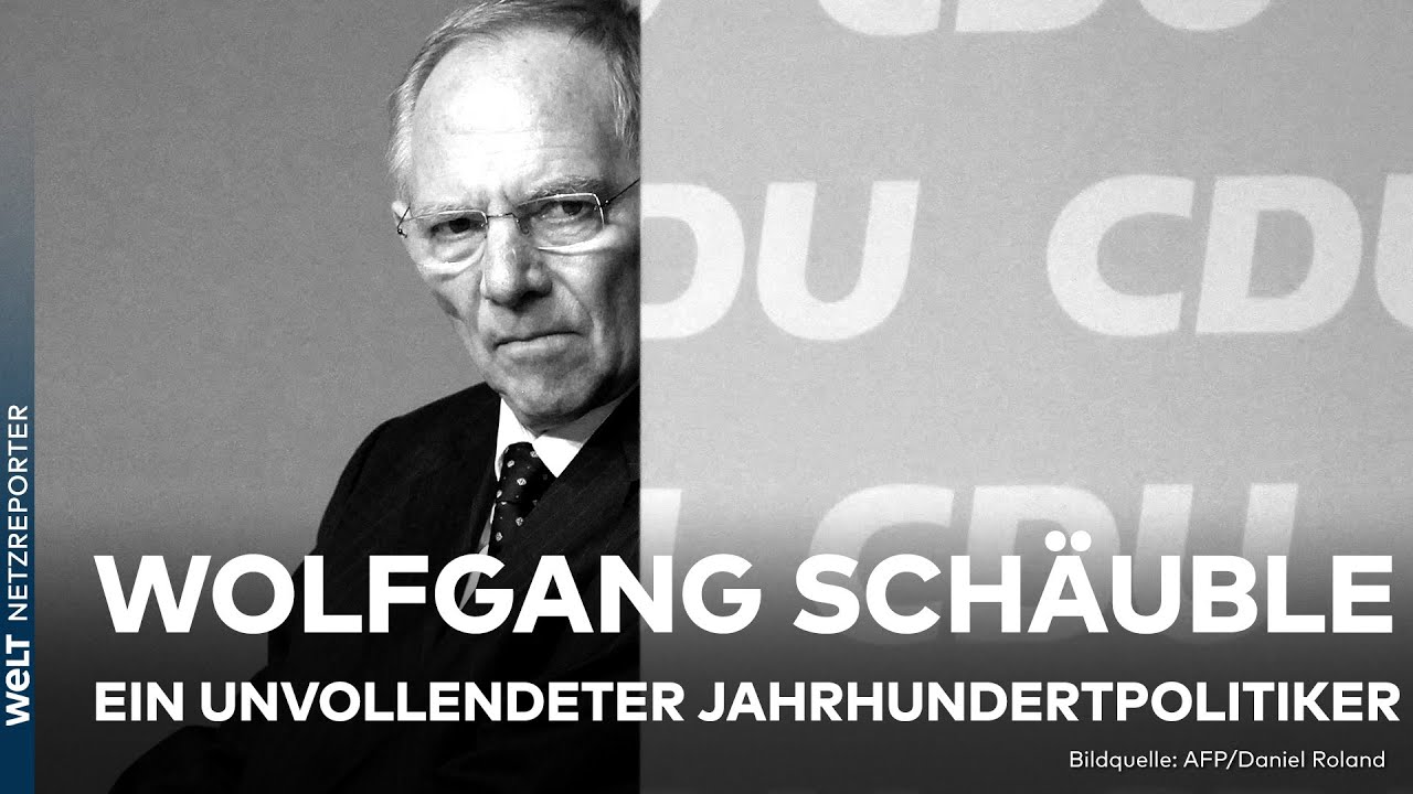 LOYALER SCHÄUBLE: "Der Fels, auf dem Angela Merkel ihre Kabinette erst bauen konnte" | WELT Spezial