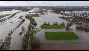 Le niveau des cours d'eau reste élevé en Europe