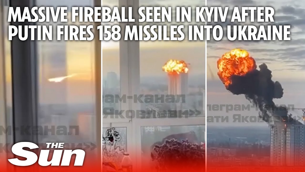 Putin unleashes 158 missiles in ‘biggest attack’ on Ukraine after revenge vow