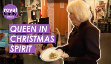 Festive Queen Camilla Goes Christmas Shopping at Charity Visit