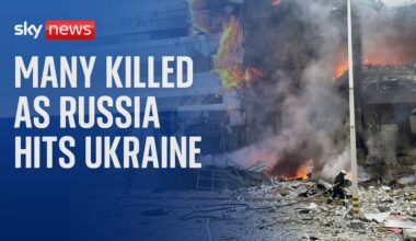 Many killed as Russia hits Ukrainian cities with huge aerial barrage