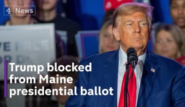 Maine becomes second US state to disqualify Trump from primary election ballot