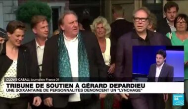 Tribune de soutien à Gérard Depardieu: De quoi s'agit-il ? • FRANCE 24