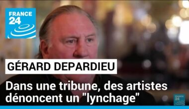 Depardieu: Dans une tribune, des artistes dénoncent un "lynchage" du "monstre sacré" du cinéma