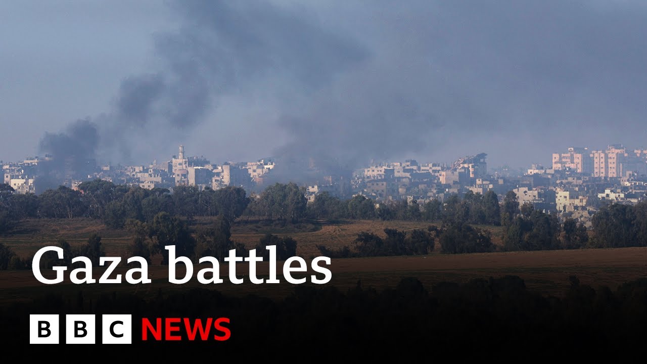 Israel-Gaza: Intense gun battles reported in southern Gaza | BBC News