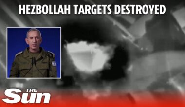 Israel hits Hezbollah terror targets in Lebanon, says Israeli army spokesperson