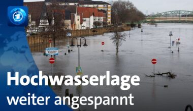 Hochwasserlage bleibt vor allem in Niedersachsen angespannt