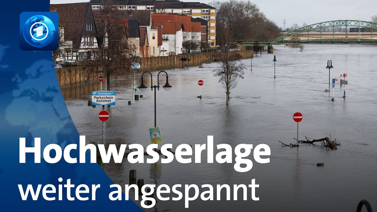 Hochwasserlage bleibt vor allem in Niedersachsen angespannt