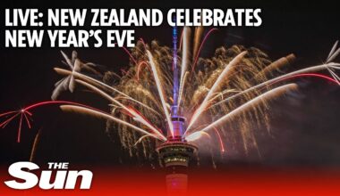 LIVE: New Zealand welcomes in the 2024 with New Year's Eve fireworks