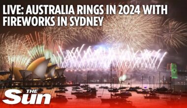 LIVE: Australia celebrates New Year's Eve with Sydney Harbour fireworks