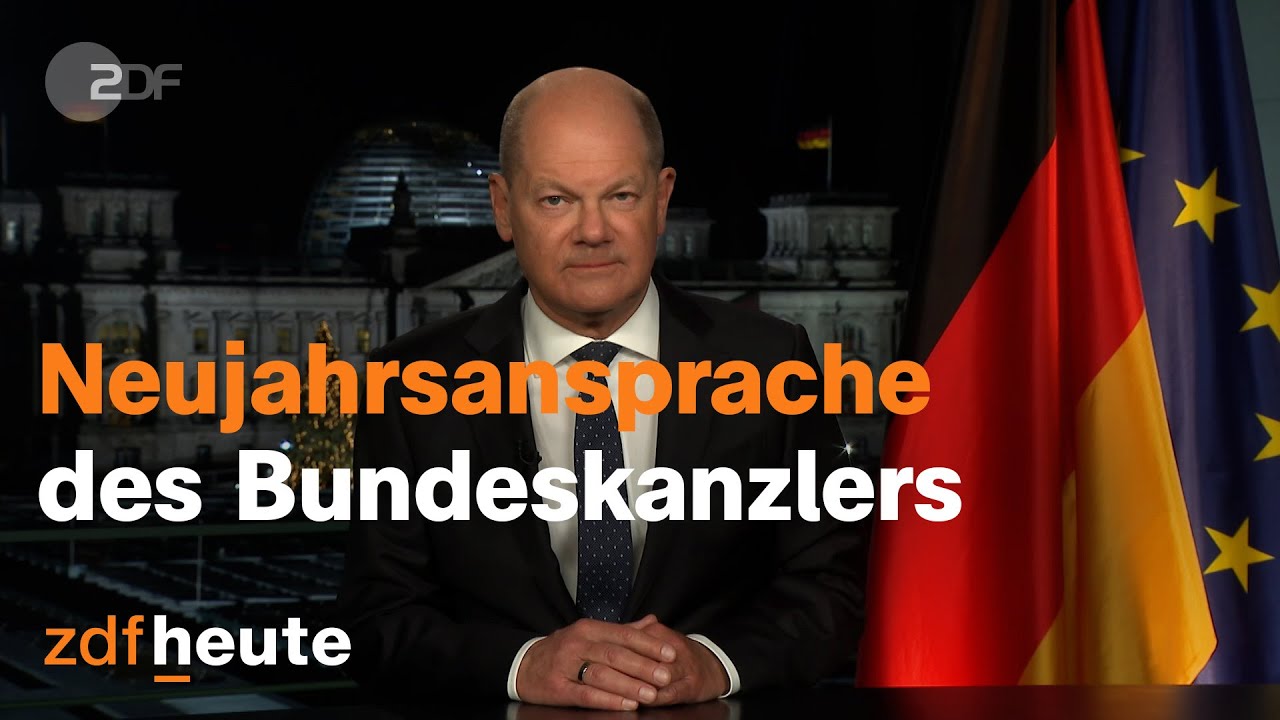 Neujahrsansprache von Bundeskanzler Olaf Scholz