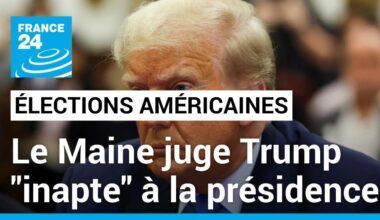 Primaires américaines : après le Colorado, le Maine juge à son tour Trump "inapte" à la présidence