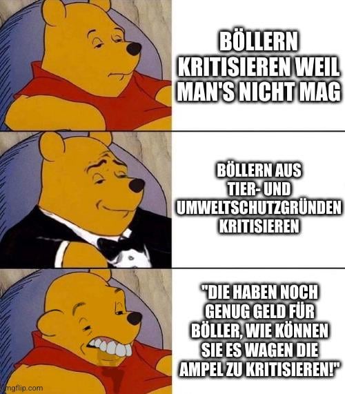 Der Pöbel mag bitte die Fresse halten