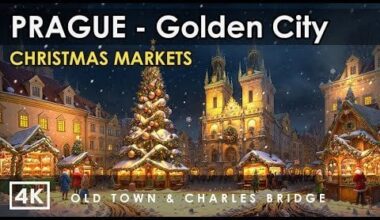 Prague's Christmas Markets & lamplighter