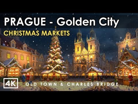 Prague's Christmas Markets & lamplighter