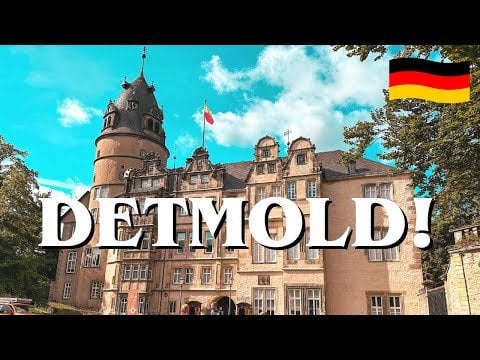 the cozy and beautiful city of Detmold, a small but full of surprise city in the west Germany