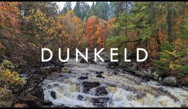 Beautiful autumnal walks in Scotland - The Hermitage in Dunkeld with a beautiful waterfall!