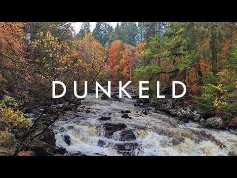 Beautiful autumnal walks in Scotland - The Hermitage in Dunkeld with a beautiful waterfall!