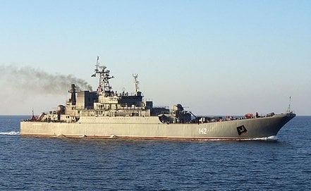 Ukraine has DESTROYED the russian landing ship “Novocherkassak” in the temporarily occupied Crimea.