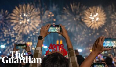 From Auckland to London, fireworks light up the skies as countries usher in 2024