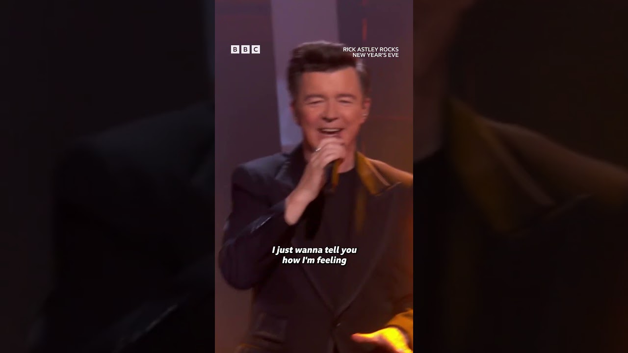 Rickrolling into 2024 😉 - BBC