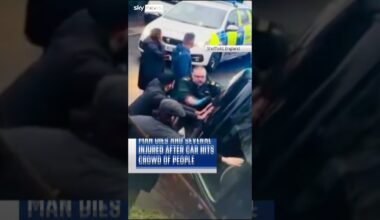 Video shows moments after car crash in Sheffield