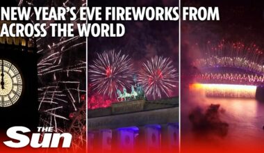 2023 New Year's Eve fireworks from across the world