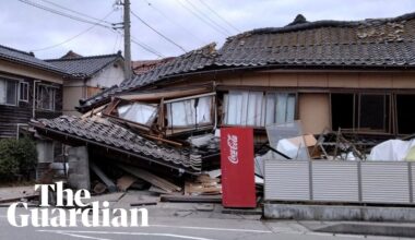 Strong earthquakes hit Japan's west coast