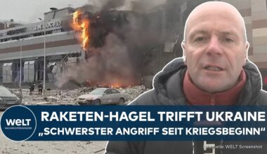 PUTINS KRIEG: Russischer Raketen-Terror gegen Ukraine - Hyperschallwaffen richten massive Schäden an