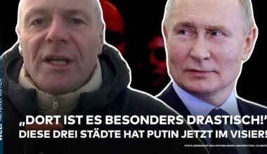 UKRAINE-KRIEG: "Dort ist es besonders drastisch!" Diese drei Städte hat Putin jetzt im Visier