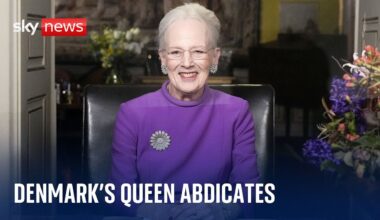 Denmark's queen abdicates after 52 years on the throne