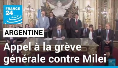 Argentine : colère contre Javier Milei et appel à la grève générale • FRANCE 24