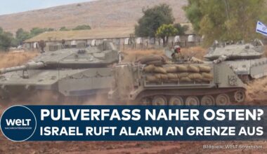 KRIEG IN NAHOST: Alarm an Grenze zum Libanon! Eskalation? Israel attackiert Ziele in Syrien